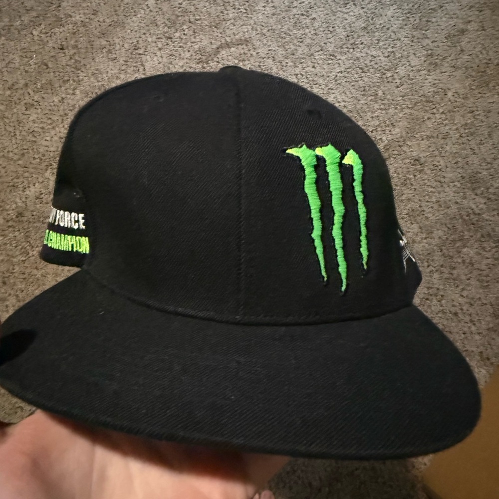 Monster Energy Black and Green Men's Hat